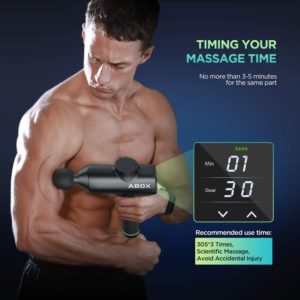 anwendung abox hero1 massage gun